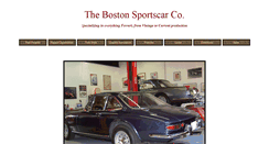 Desktop Screenshot of bostonsportscar.com