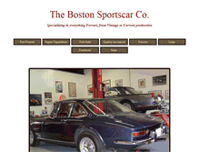 Tablet Screenshot of bostonsportscar.com
